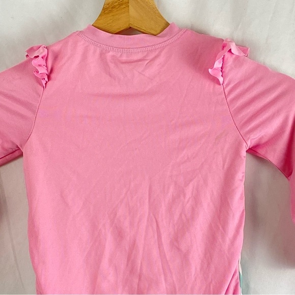 Tommy Bahama Toddler Girl Pink Flamingo Swim Suit Size 18-24 Months - Picture 9 of 12